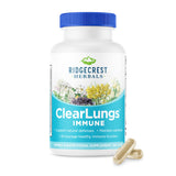 RidgeCrest Herbals ClearLungs daily wellness supplement front view