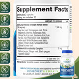 RidgeCrest Herbals ClearLungs Extra Strength capsules close-up