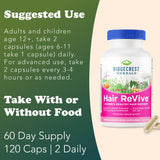 RidgeCrest Herbals Hair ReVive 130g with ingredients list