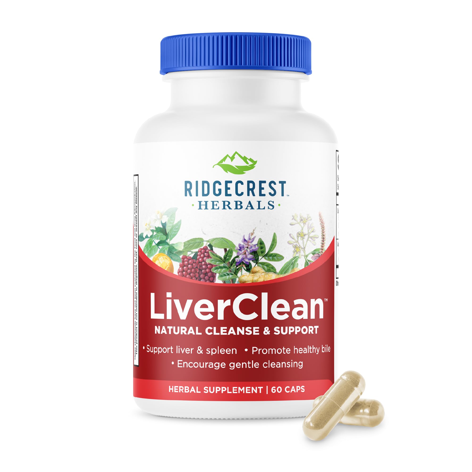 RidgeCrest Herbals LiverClean 10g supplement front view