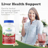 RidgeCrest Herbals LiverClean 10g supplement with herbal ingredients