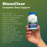 RidgeCrest Herbals SinusClear natural supplement on a table