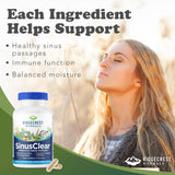RidgeCrest Herbals SinusClear natural supplement side view