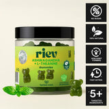 Riev Ashwagandha + L-Theanine Gummies packaging side view