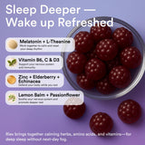 riev Natural Sleep Vitamin Gummies close-up of gummy texture