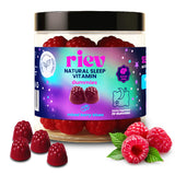 riev Natural Sleep Vitamin Gummies front view with mixed berry flavour