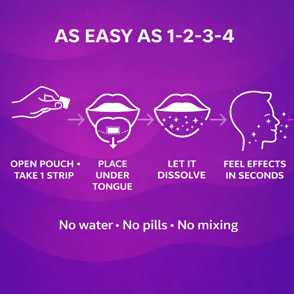 Riize Sleep Strips dissolving under tongue