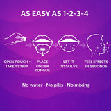 Riize Sleep Strips dissolving under tongue
