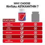 RimTuku Astaxanthin 35MG supplement side view