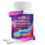 RimTuku Astaxanthin Supplement 35mg capsule bottle front view