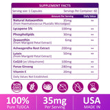 RimTuku Astaxanthin Supplement 35mg capsule serving size