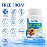 RimTuku Cortisol Supplements capsules on a table