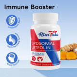 RimTuku Liposomal Luteolin 1400MG Supplement ingredients close-up