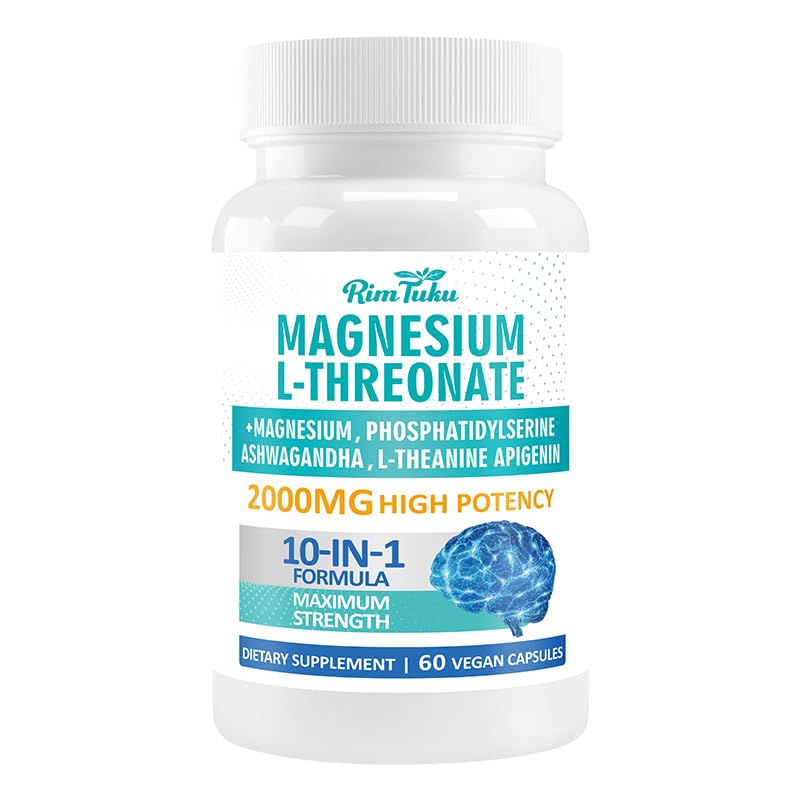 RimTuku Magnesium L-Threonate 10-in-1 Supplement front view