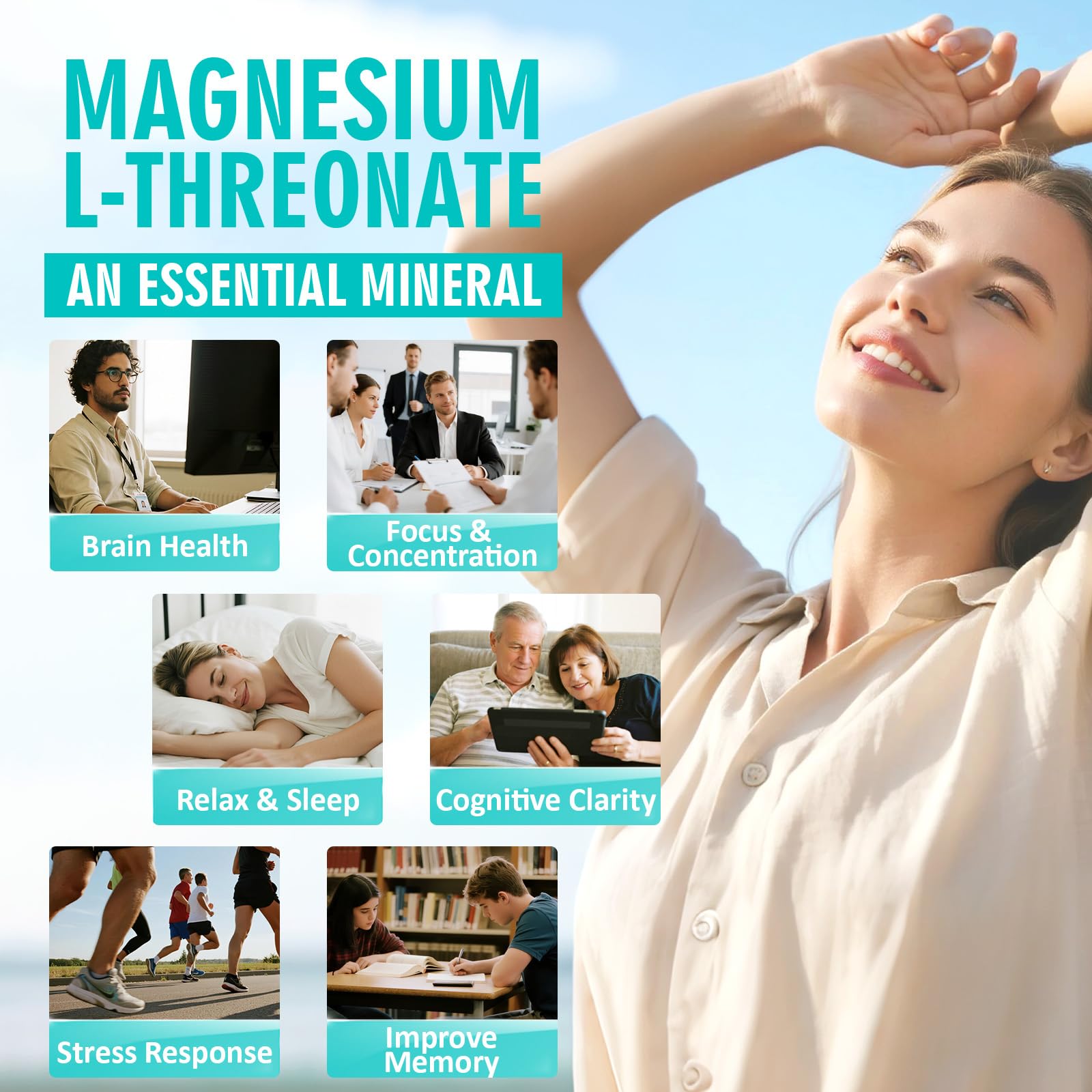 RimTuku Magnesium L-Threonate capsules on a table