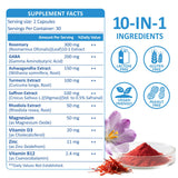 RimTuku Organic Saffron Supplements 10in1 capsules in a bowl