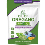 RIOWEGO Oil of Oregano Softgels front view with packaging