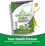 RIOWEGO Oil of Oregano Softgels opened bag showing softgels