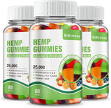 RiRywony Health Hemp Gummies 25,000mg Omega 3-6-9 bottle front view