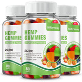 RiRywony Health Hemp Gummies bottle front view with 80 gummies