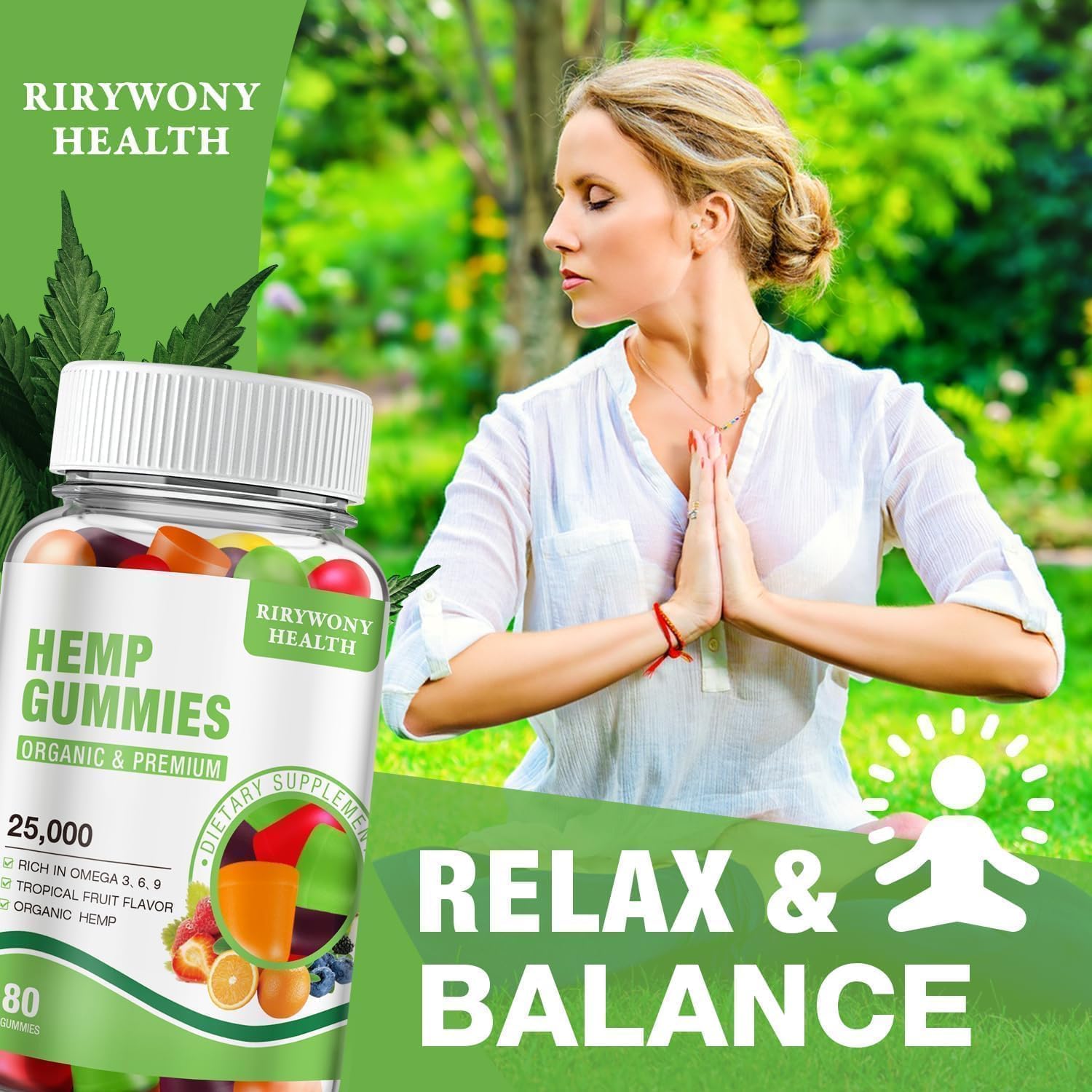 RiRywony Health Hemp Gummies showing the CO2 extraction technology process