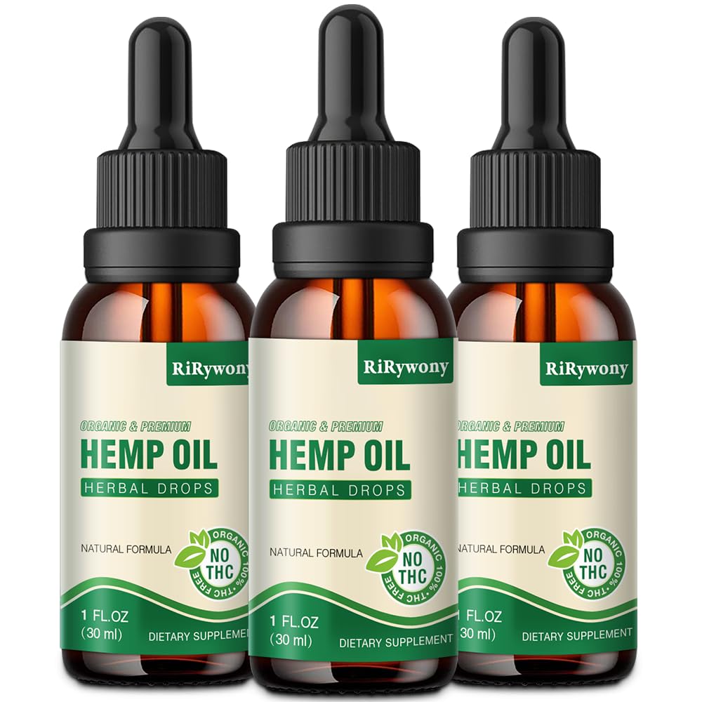 RiRywony Health Organic Hemp Oil 25,000mg 3-pack front view