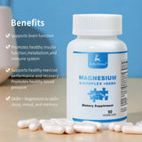Risabou Magnesium Complex 350mg supplement side view