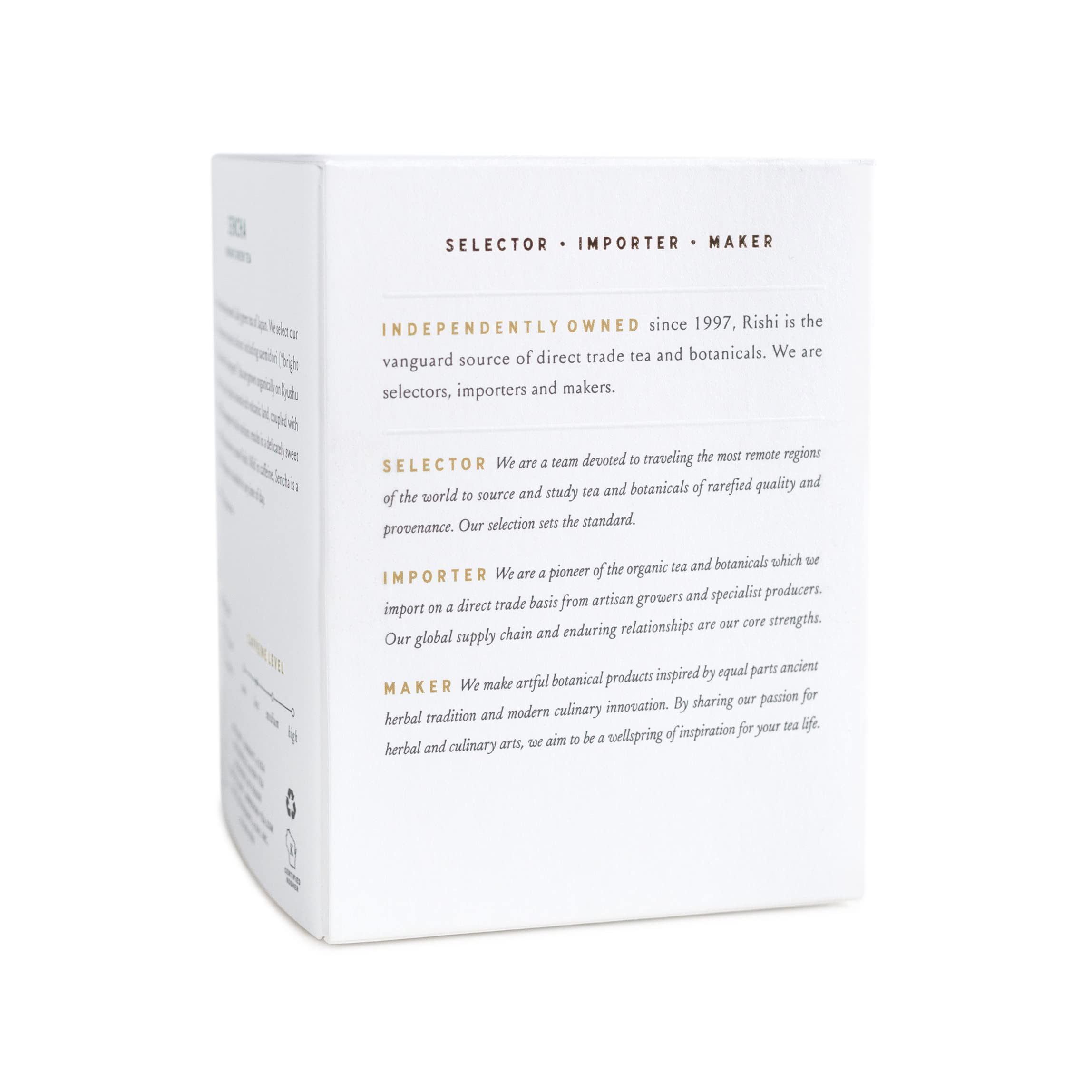 Rishi Tea Chamomile Herbal Supplement in a lifestyle setting