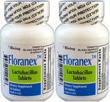 Rising Floranex Probiotic Tablets 50 Count front view