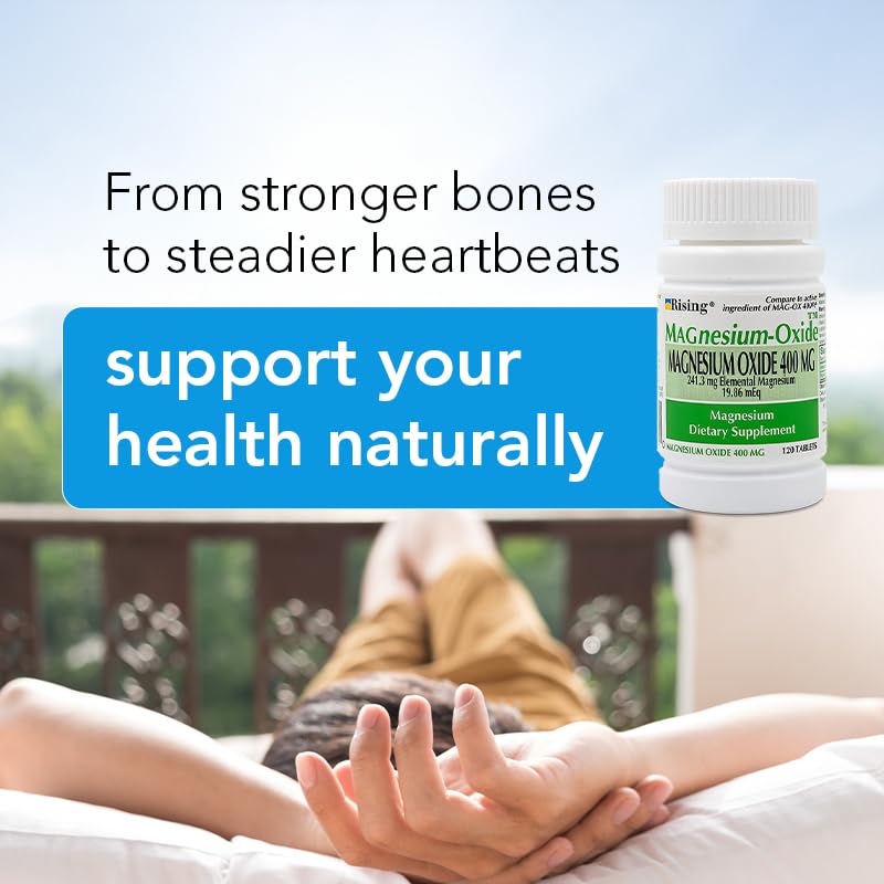 Rising Magnesium Oxide Supplement 100g lifestyle scene