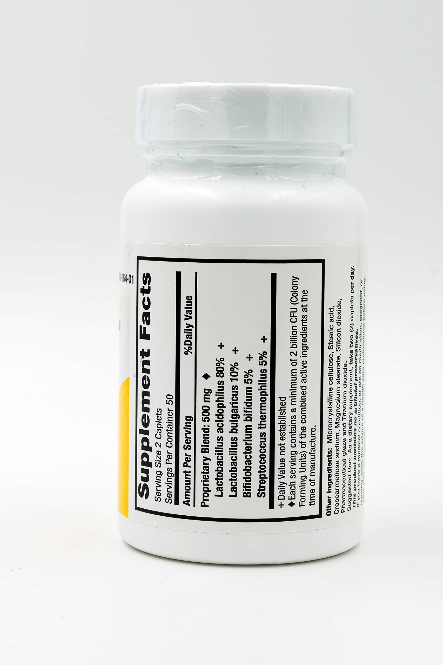 Rising Risa-Bid Probiotic Supplement 60 Capsules back view
