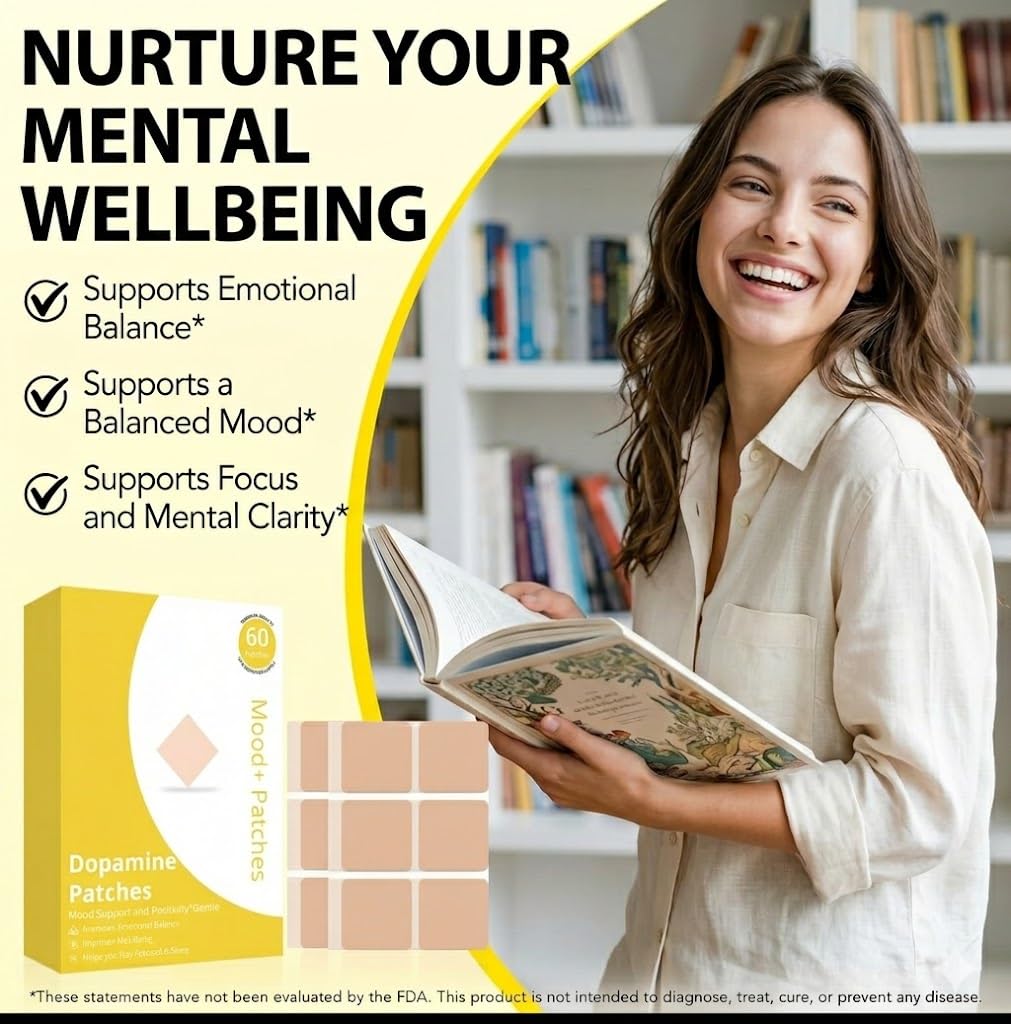 RITPDWP Dopamine Patches back view with ingredient list