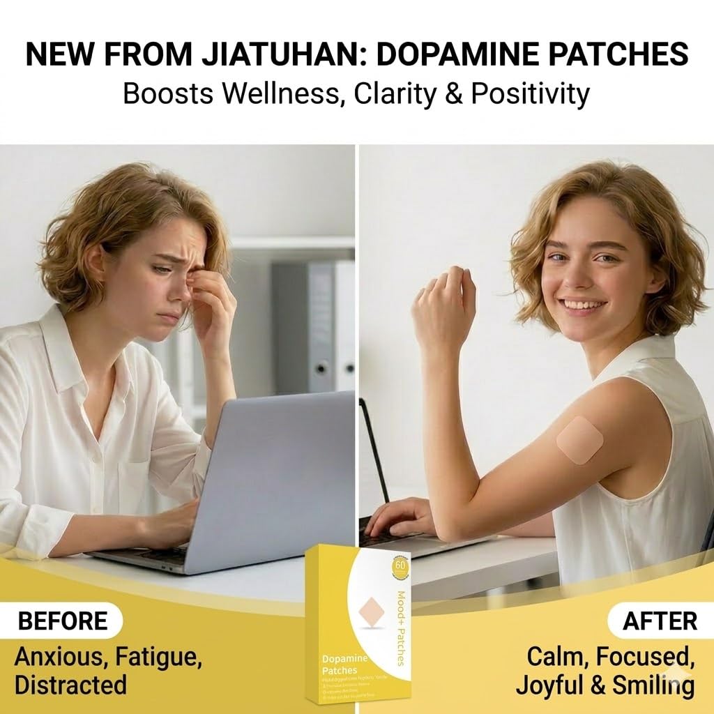 RITPDWP Dopamine Patches in use on skin