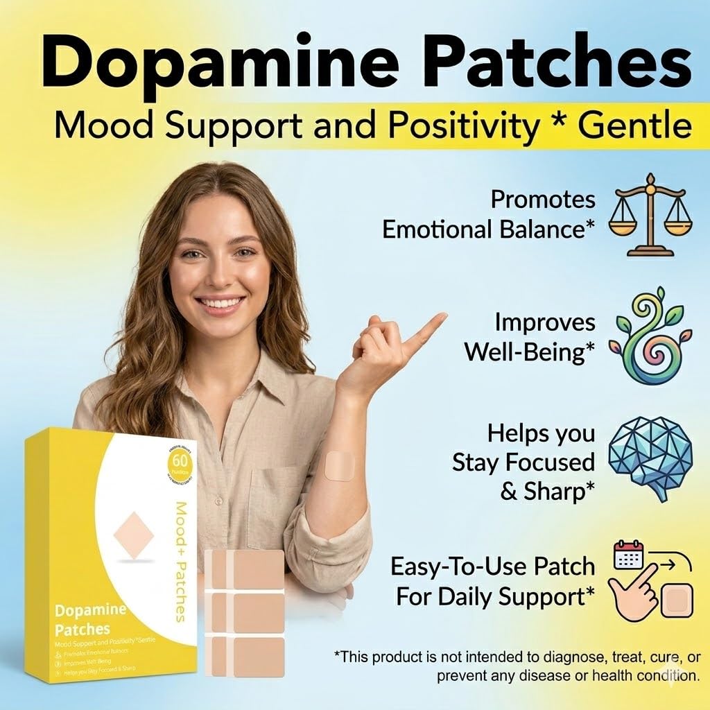 RITPDWP Dopamine Patches side view with dosage details