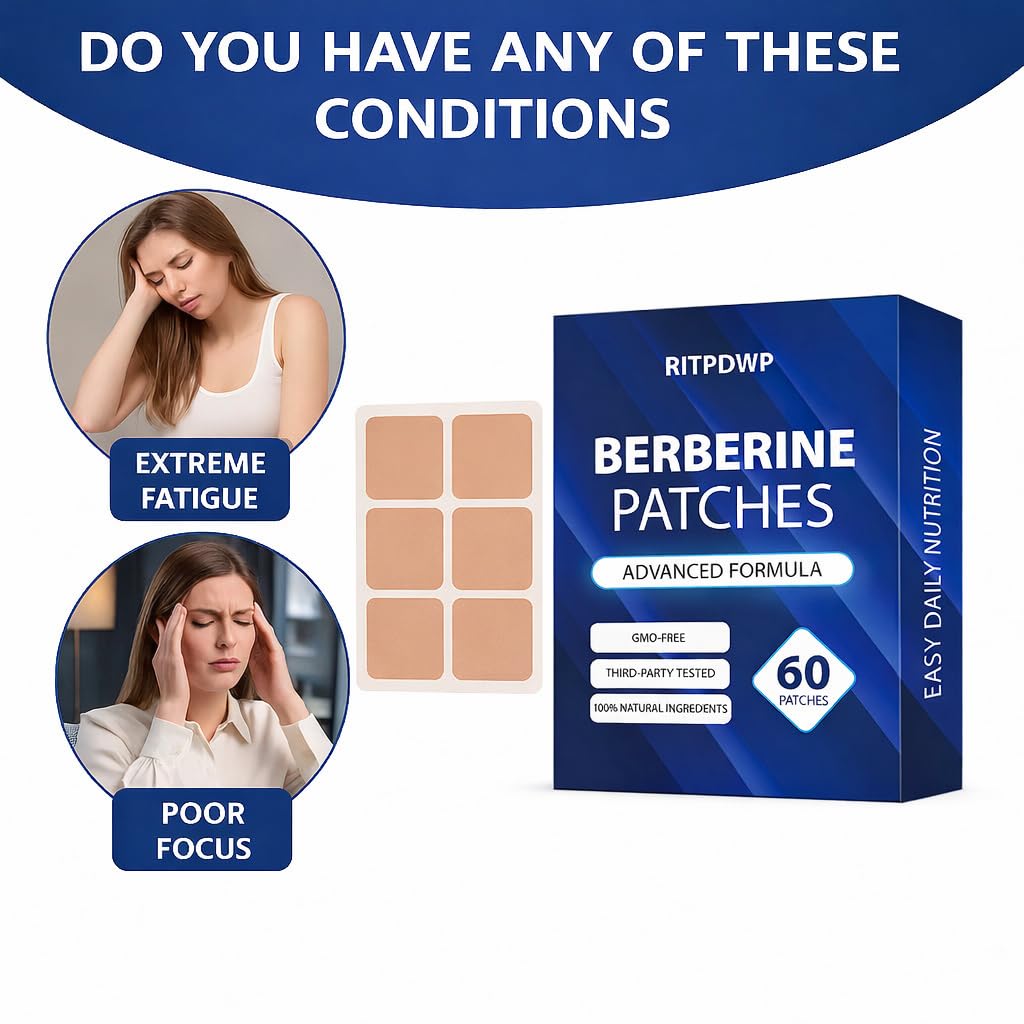 RITPDWP Herbal Supplement Patches application on skin