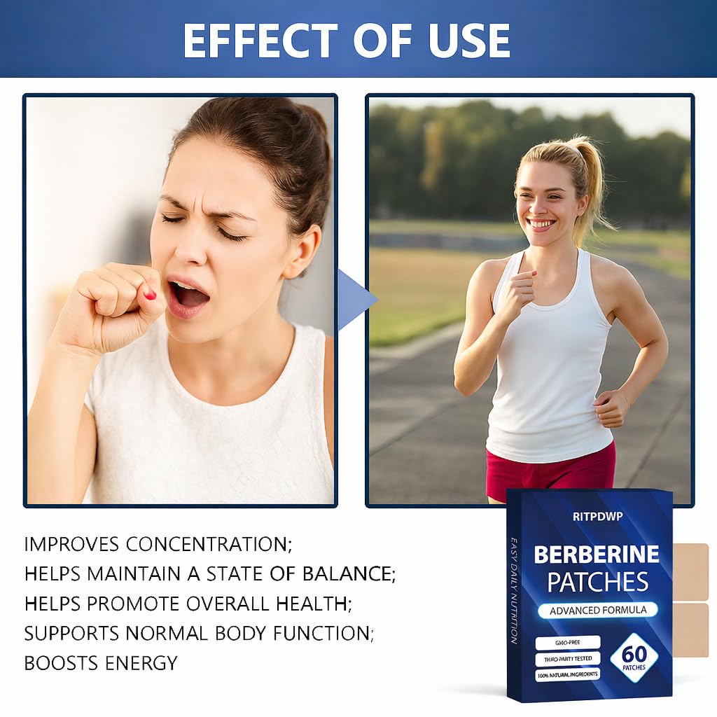 RITPDWP Herbal Supplement Patches showing individual patch