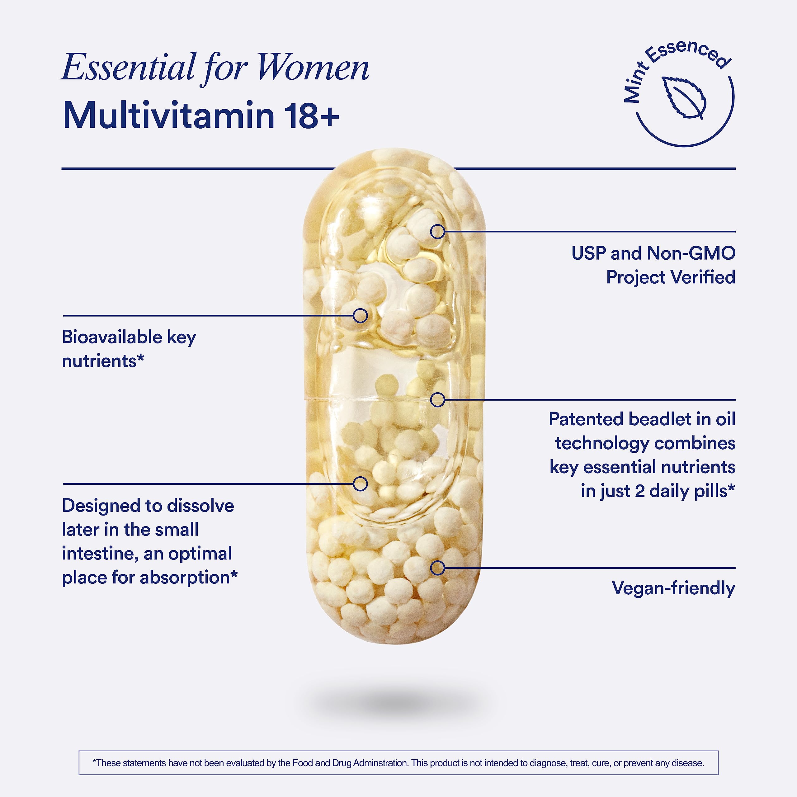 Ritual Essential for Women Multivitamin 18+ with Omega-3 DHA