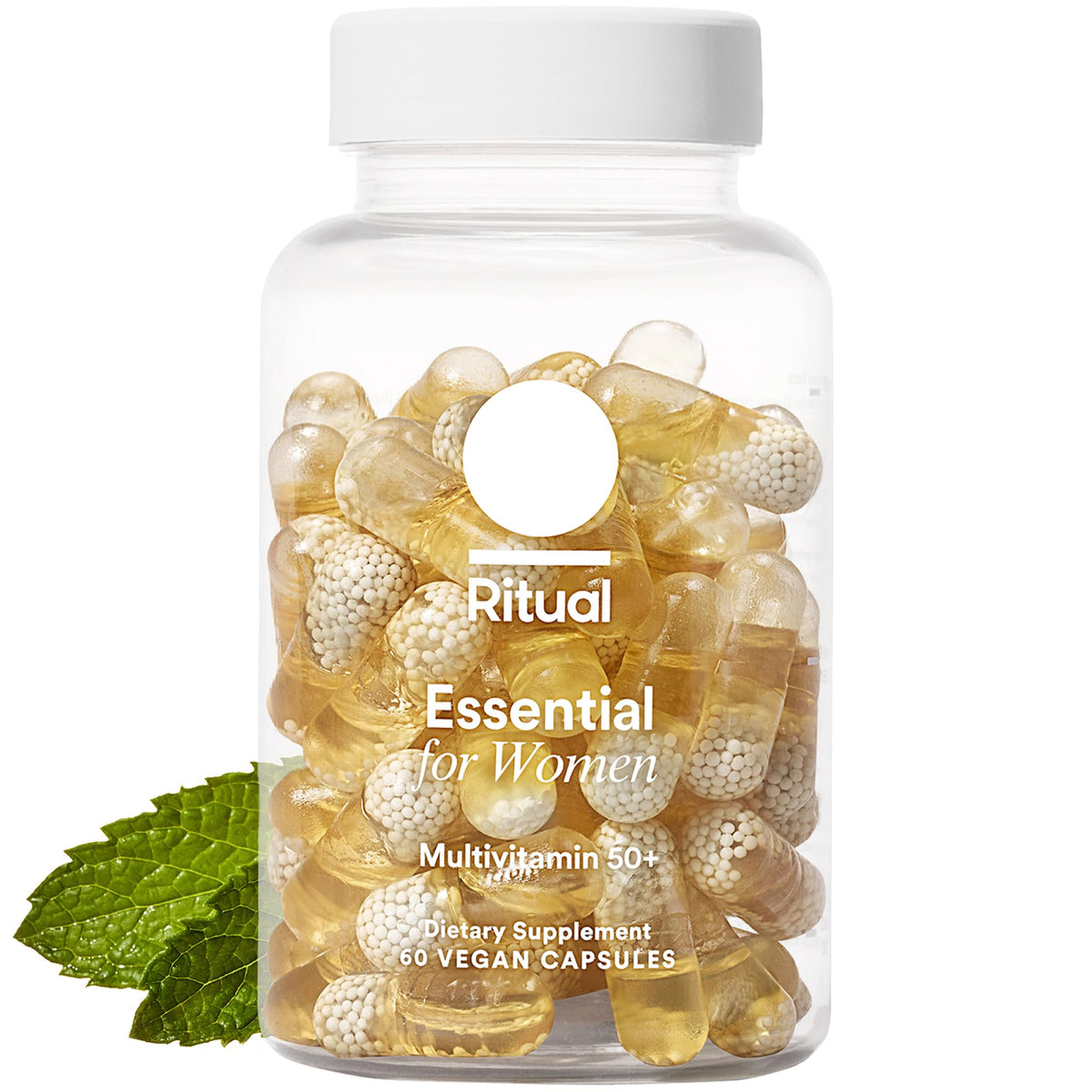 Ritual Essential for Women Multivitamin 50+ front view of bottle