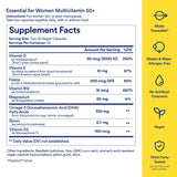 Ritual Essential for Women Multivitamin 50+ label close-up