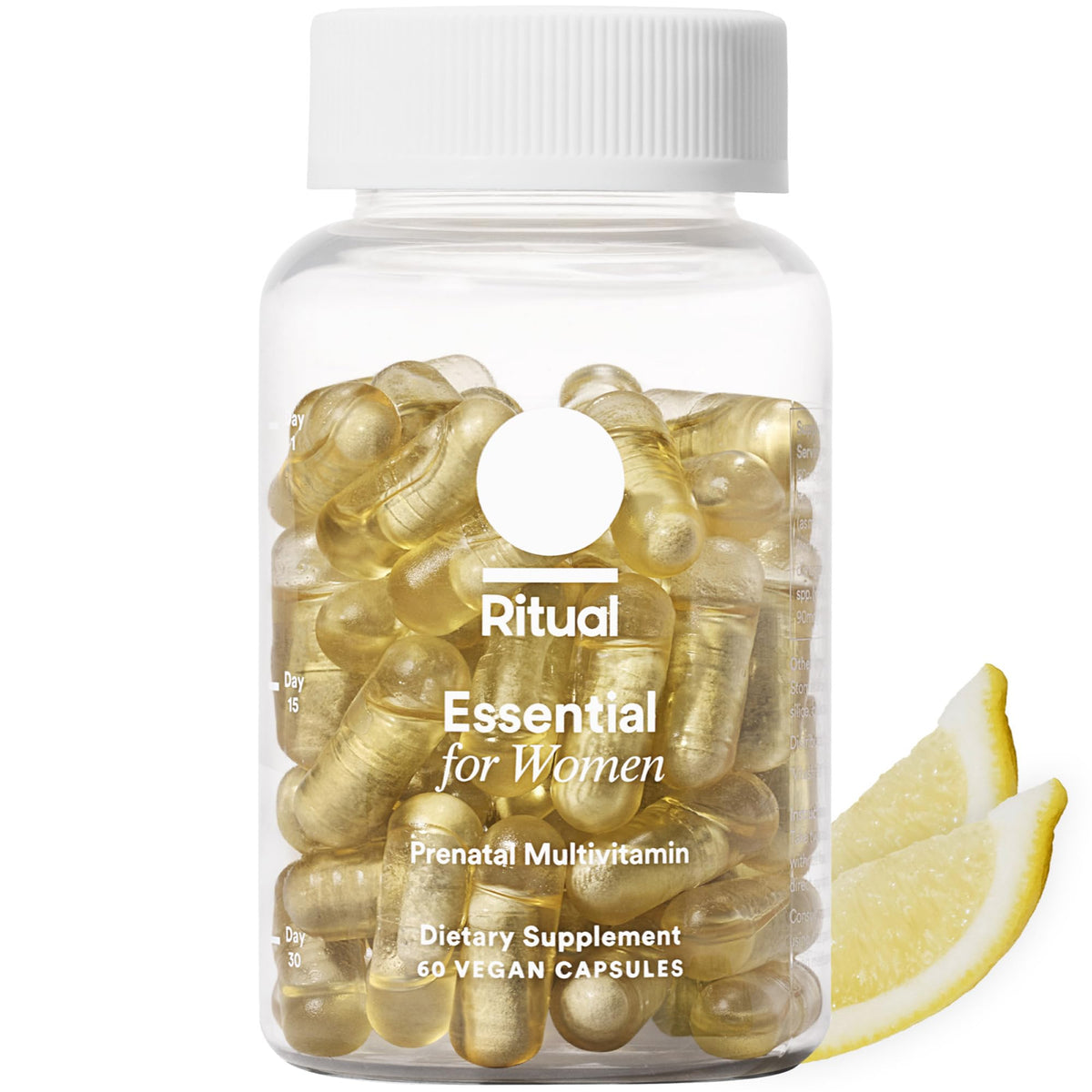 Ritual Essential for Women Prenatal Multivitamin front view with packaging