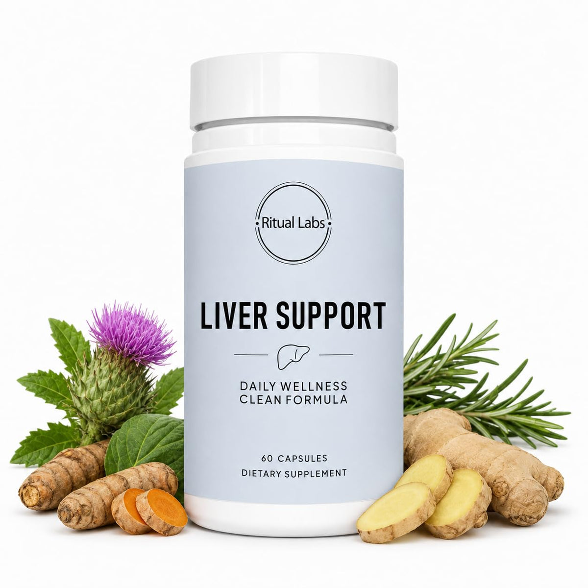 Ritual Labs Happy Supplement 60 capsules front view