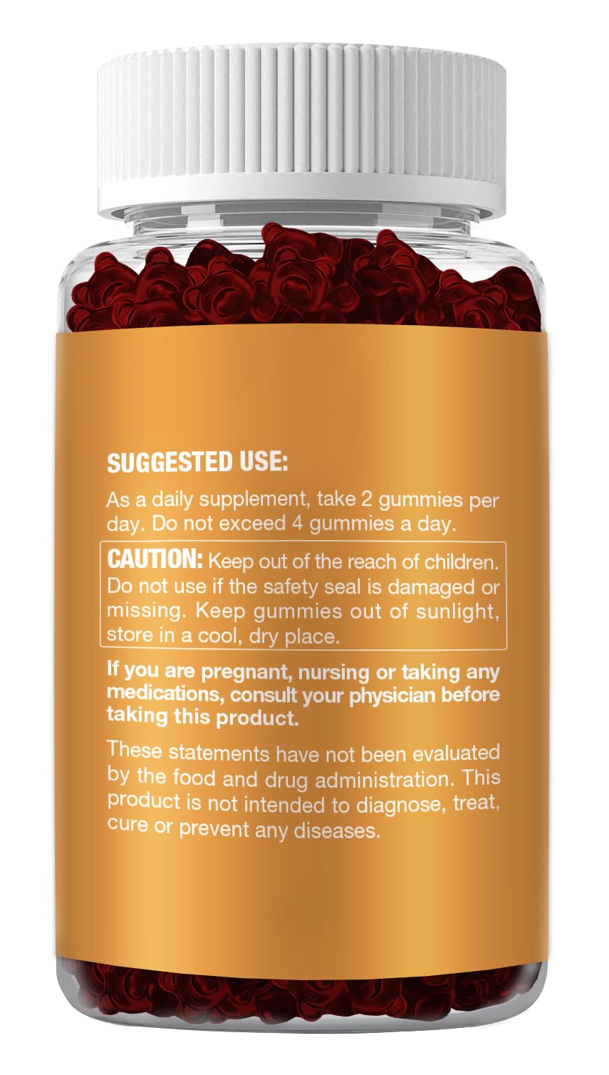 Riyuetian 10 IN 1 daily wellness Support Gummies on a table