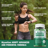 Riyuetian Chlorophyll Gummies bottle side view