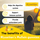 Riyuetian Mullein Leaf Gummies with ingredients list
