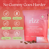 Rizz Spirulina Superfood Gummies nutritional information