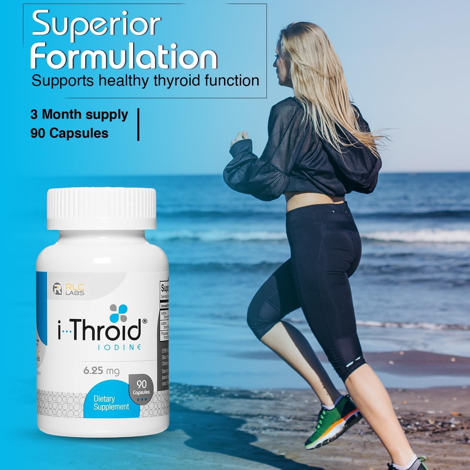 RLC Labs i-Throid supplement bottle with label