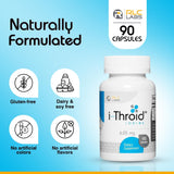 RLC Labs i-Throid supplement capsules on a wooden surface