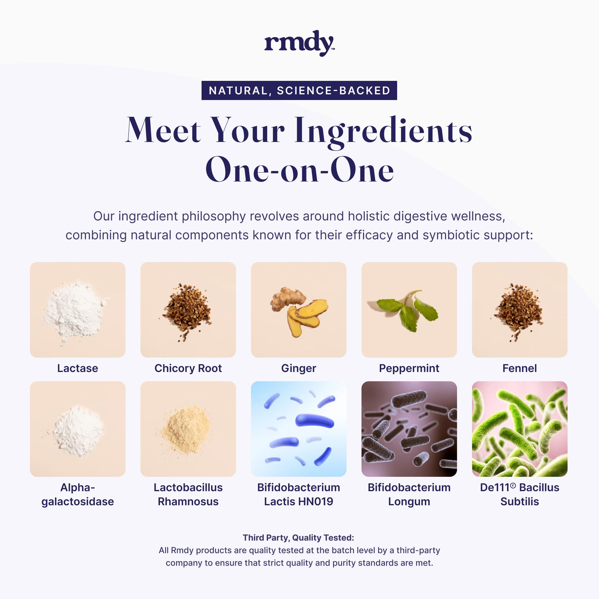rmdy Probiotic Capsules displayed on a countertop