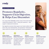 rmdy Probiotic Capsules with dosage information