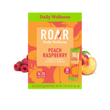 ROAR Daily Wellness hydration powder packaging and contents